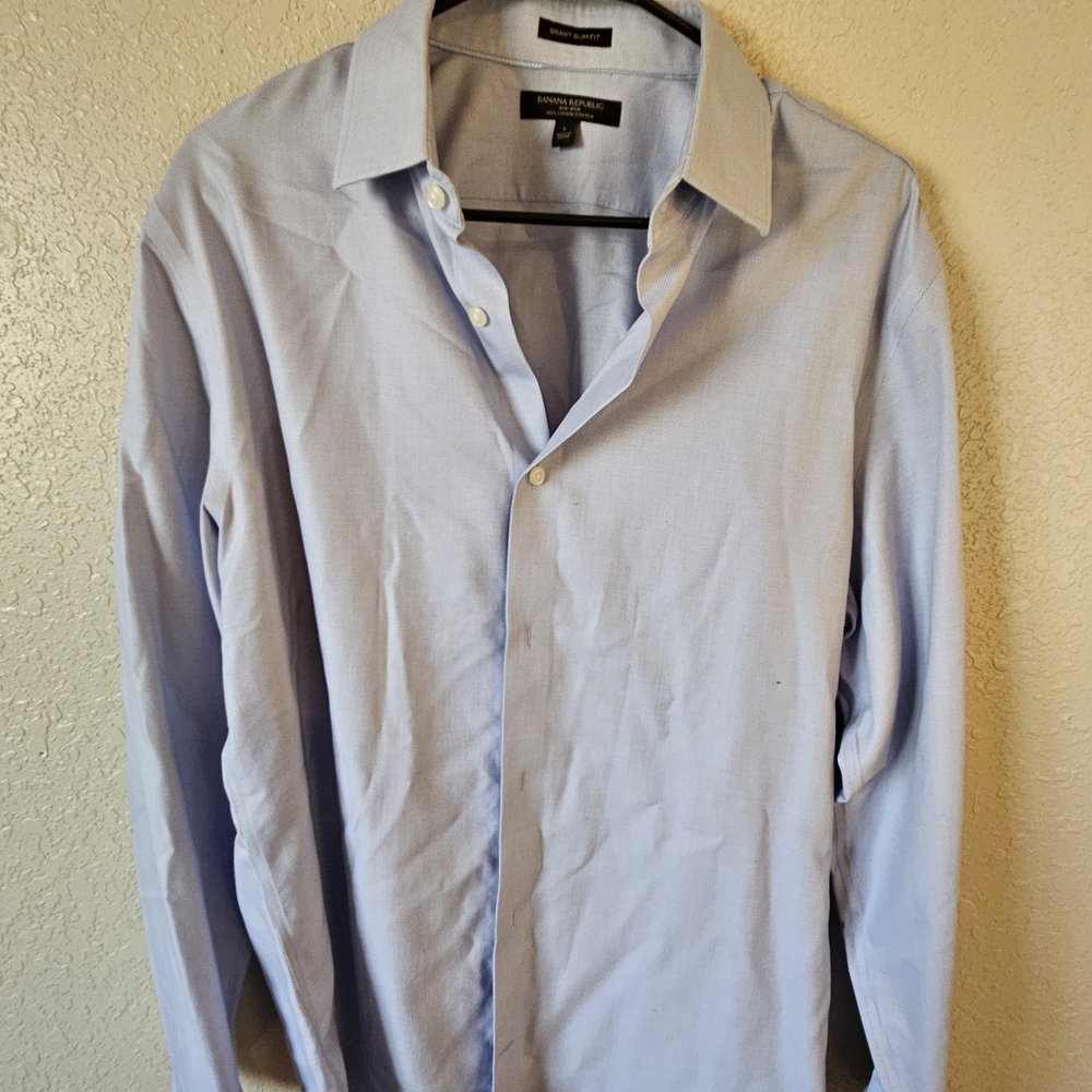 Banana Republic Sky Blue Dress Shirt